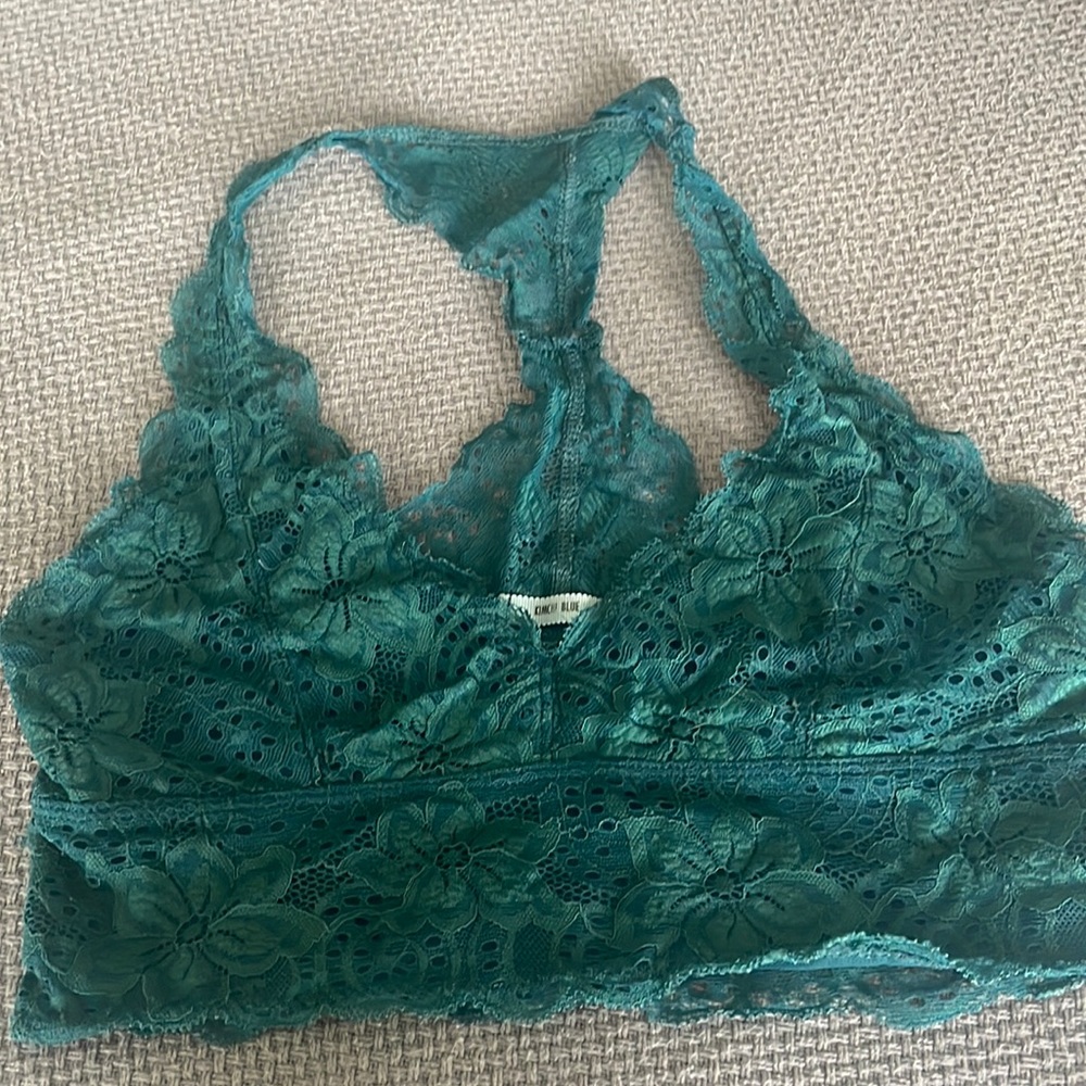 Great Teal Kimchi Blue bralette